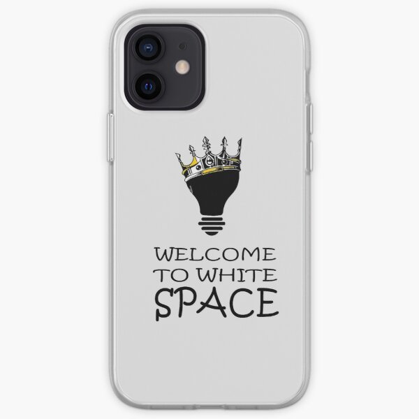 omori balck và màu trắng chào mừng bạn đến với không gian trắng Sản phẩm iPhone Soft Case RB1808 Offical Omori Merch