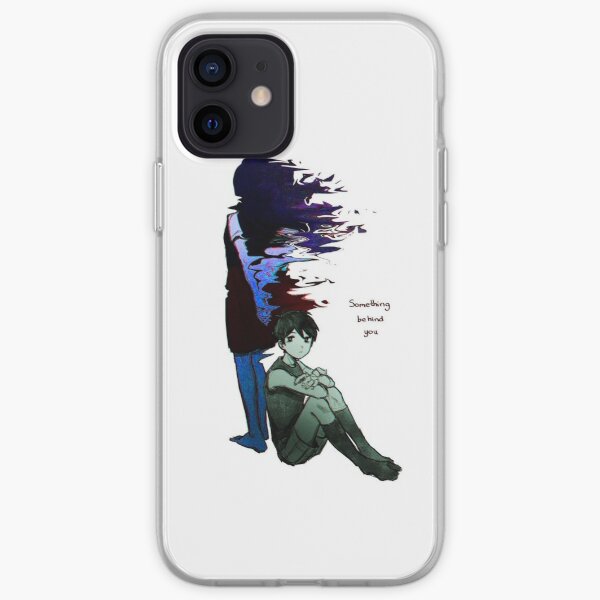 omori Tshirt - some thing behind you fanart - omori game sticker  iPhone Soft Case RB1808 product Offical Omori Merch