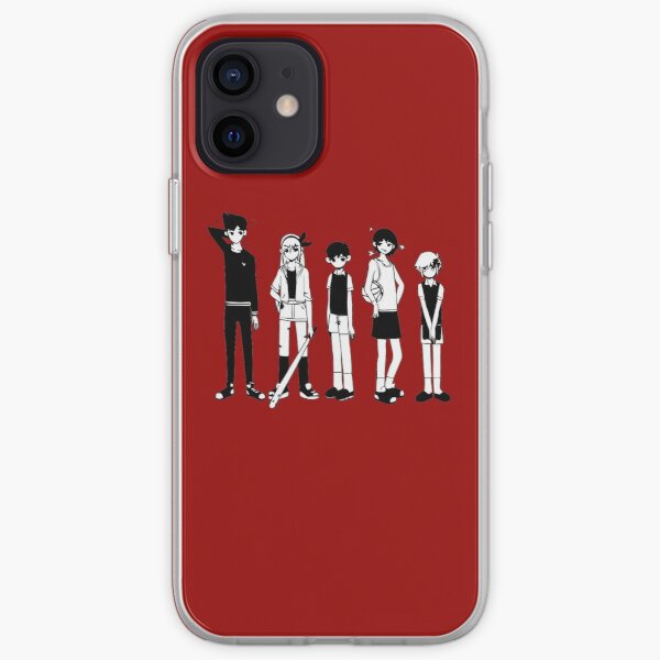 omori balck and white 2 iPhone Soft Case RB1808 product Offical Omori Merch