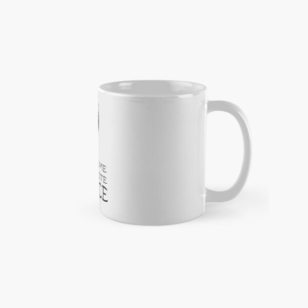 omori balck and white welcome to white space Classic Mug RB1808 product Offical Omori Merch