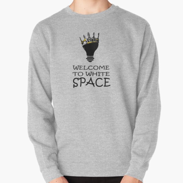 omori balck and white welcome to white space Pullover Sweatshirt RB1808 product Offical Omori Merch