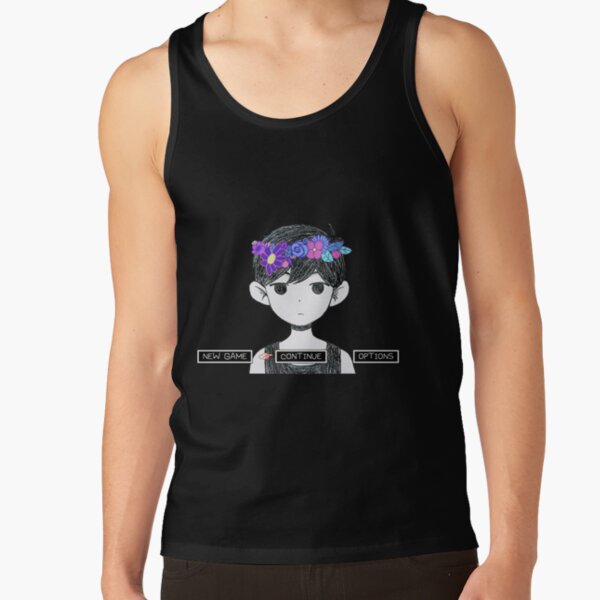 OMORI Crown Flowers Tank Top RB1808 product Offical Omori Merch
