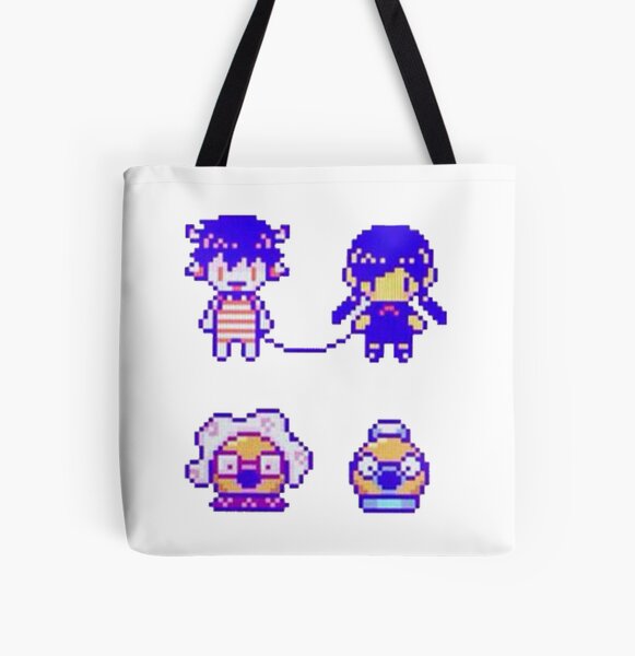 Omori sprites x 4 All Over Print Tote Bag RB1808 product Offical Omori Merch