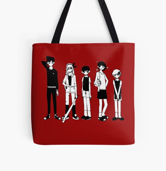 omori balck and white 2 All Over Print Tote Bag RB1808 product Offical Omori Merch
