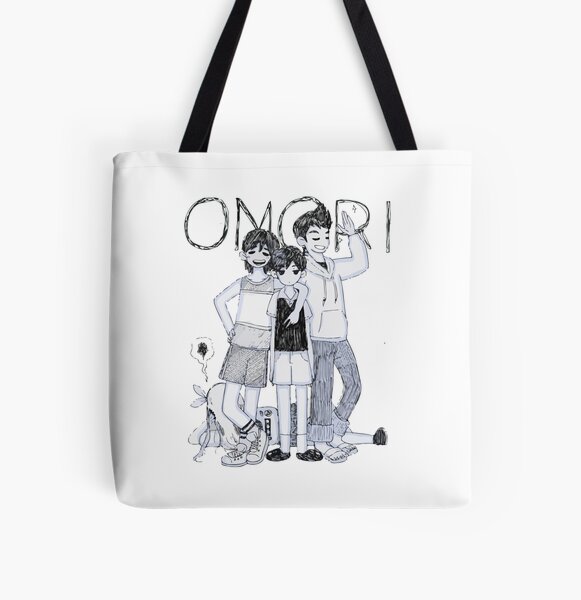 OMORI OMOCAT - Cute Art Anime All Over Print Tote Bag RB1808 product Offical Omori Merch