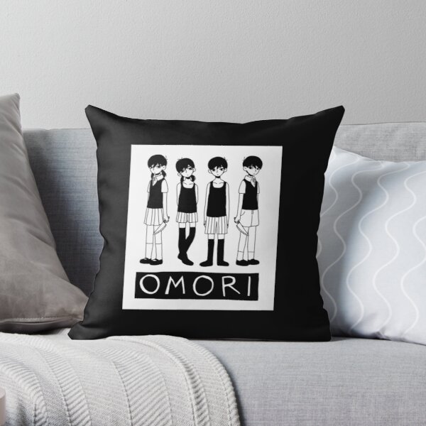 Omori Twins Throw Pillow RB1808 product Offical Omori Merch