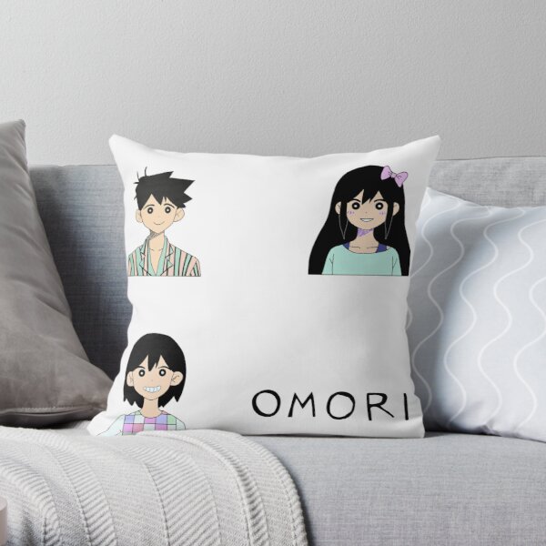 Omori set  Throw Pillow RB1808 product Offical Omori Merch