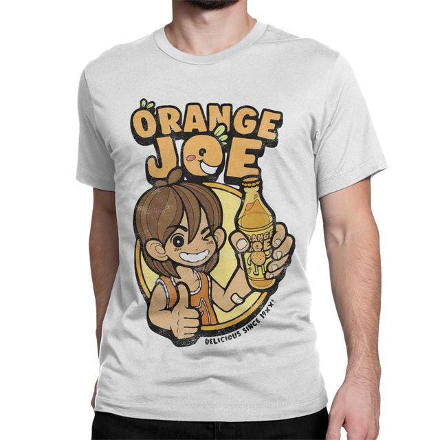 Men Women Omori Kel Orange Joe T Shirts Anime Game RPG Gaming Pure Cotton Short Sleeve.jpg 640x640 2 - Omori Store