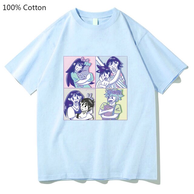 Omori T Shirt Sunny Kel Basil Mari Hero Graphic T shirt Women Men Cartoon Short Sleeve.jpg 640x640 5 - Omori Store