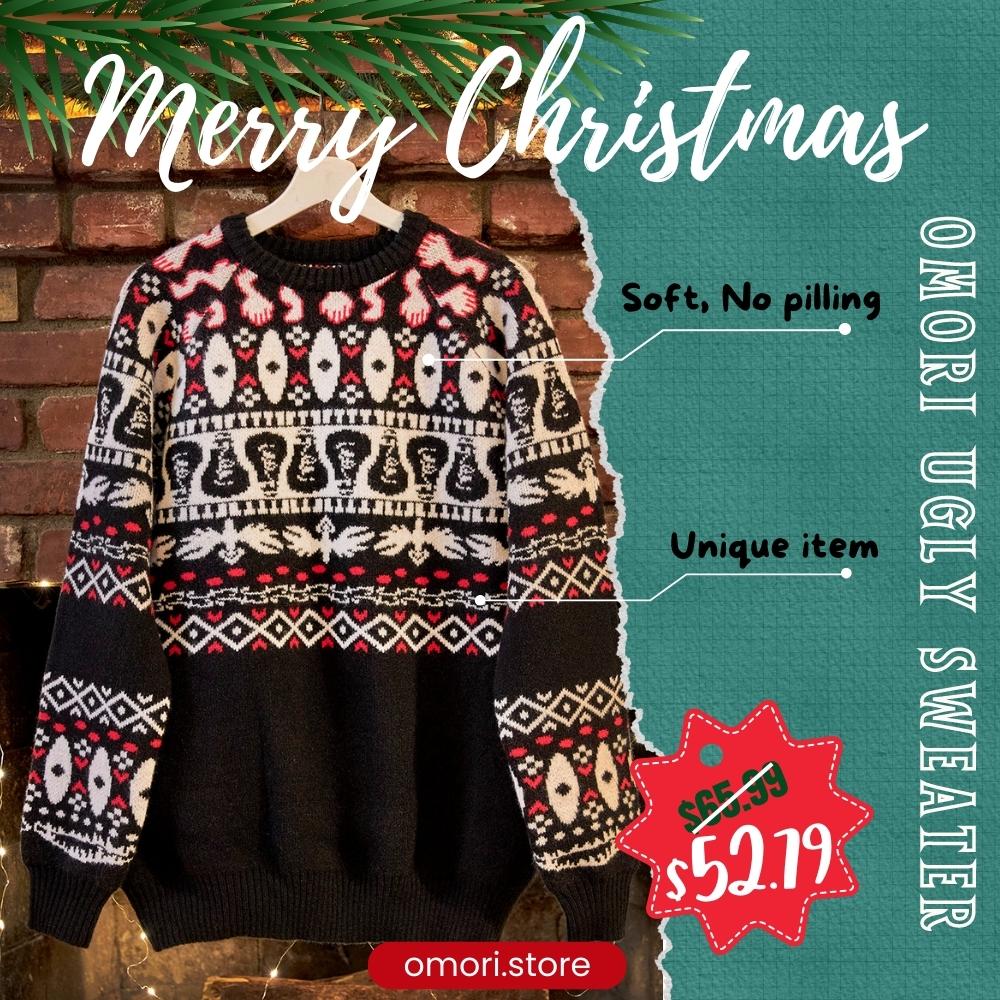 omori ugly sweater - Omori Store