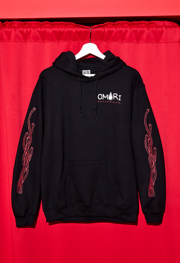 Omori Hoodies - RED SPACE Pullover Hoodie SP2611 | Omori Store