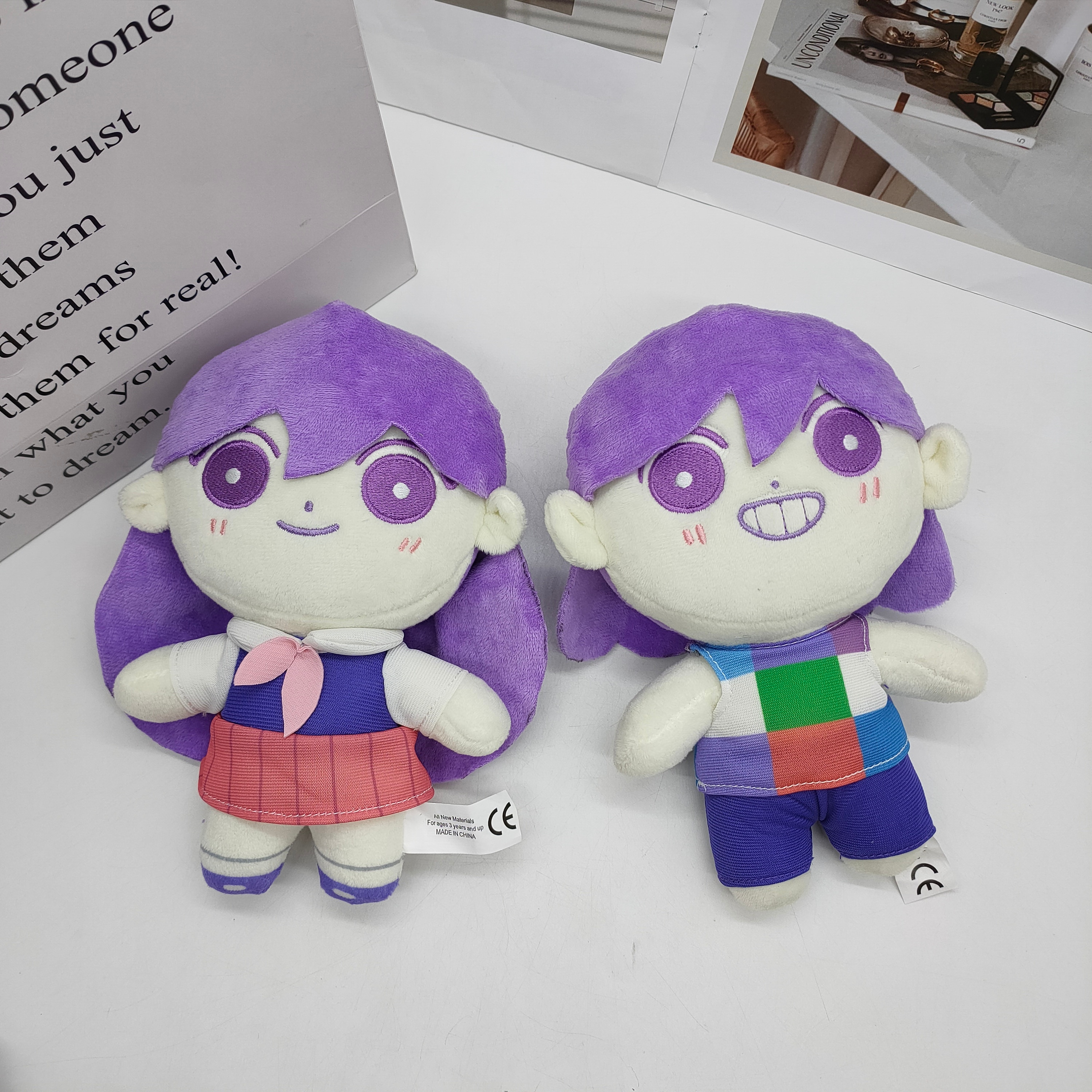  Omori Plush Toys, Cute Game and Anime Character Dolls