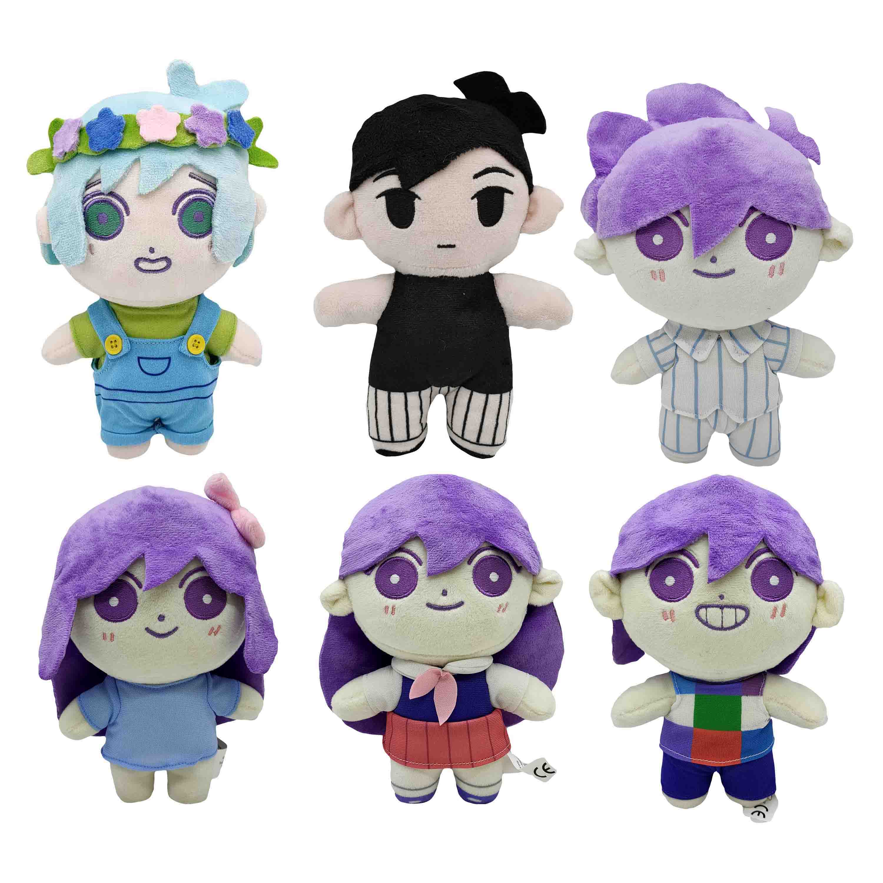 New Omori Plush Toys Cartoon Games Peripheral Dolls Purple Stuffed Plush Dolls Holiday Gift Collection Dolls - Omori Store