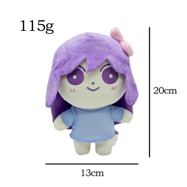 New Omori Plush Toys Cartoon Games Peripheral Dolls Purple Stuffed Plush Dolls Holiday Gift Collection - Omori Store